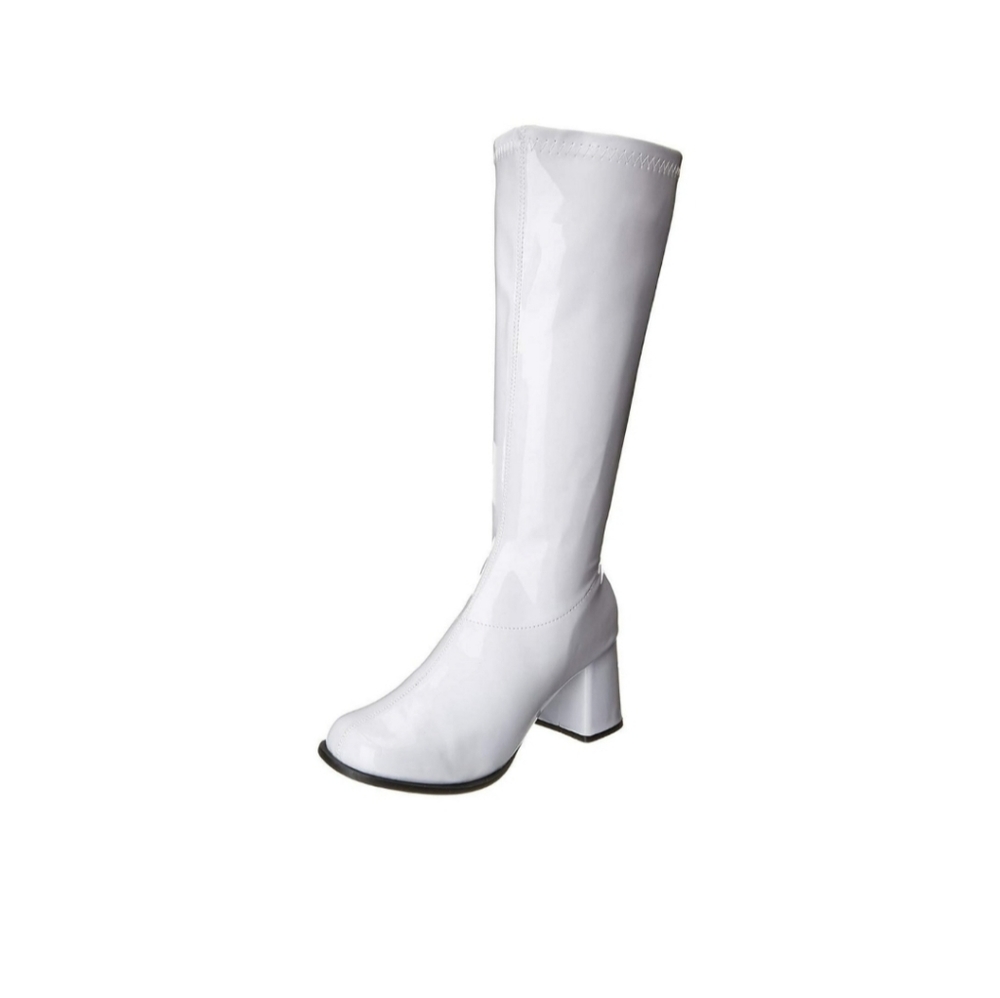 White Costume Gogo Boots